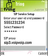 Fring other SIP setup