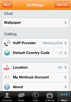 iphone voip configuration