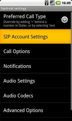 Windows Mobile VoIP SIP