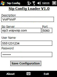 Windows Mobile VoIP SIP